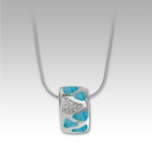 Marahlago Larimar & White Topaz “Surf” Necklace